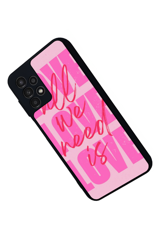 Samsung Galaxy A23 Uyumlu Love Tasarımlı Glossy Premium Kılıf