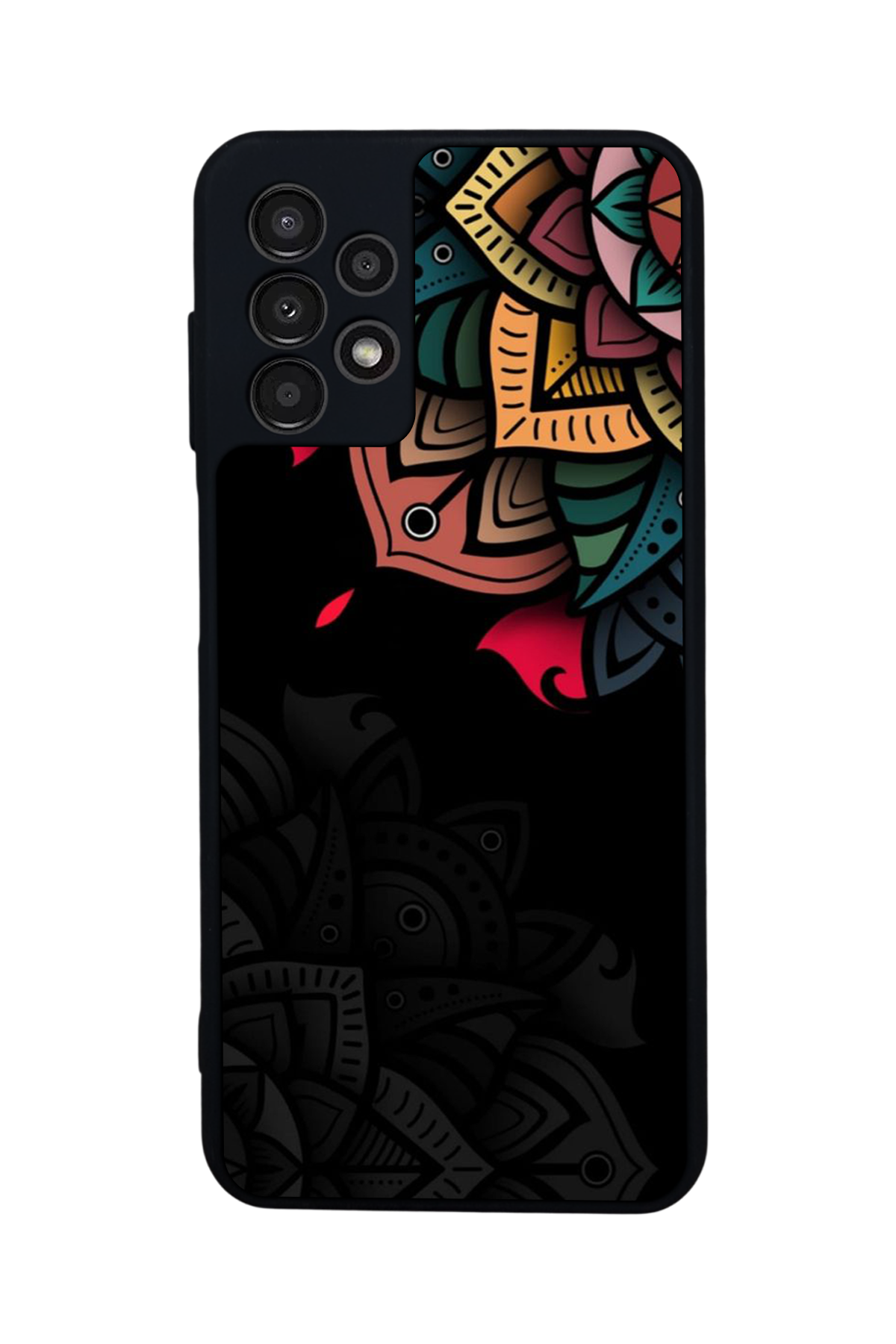 Samsung Galaxy A23 Uyumlu Mandala Tasarımlı Glossy Premium Kılıf
