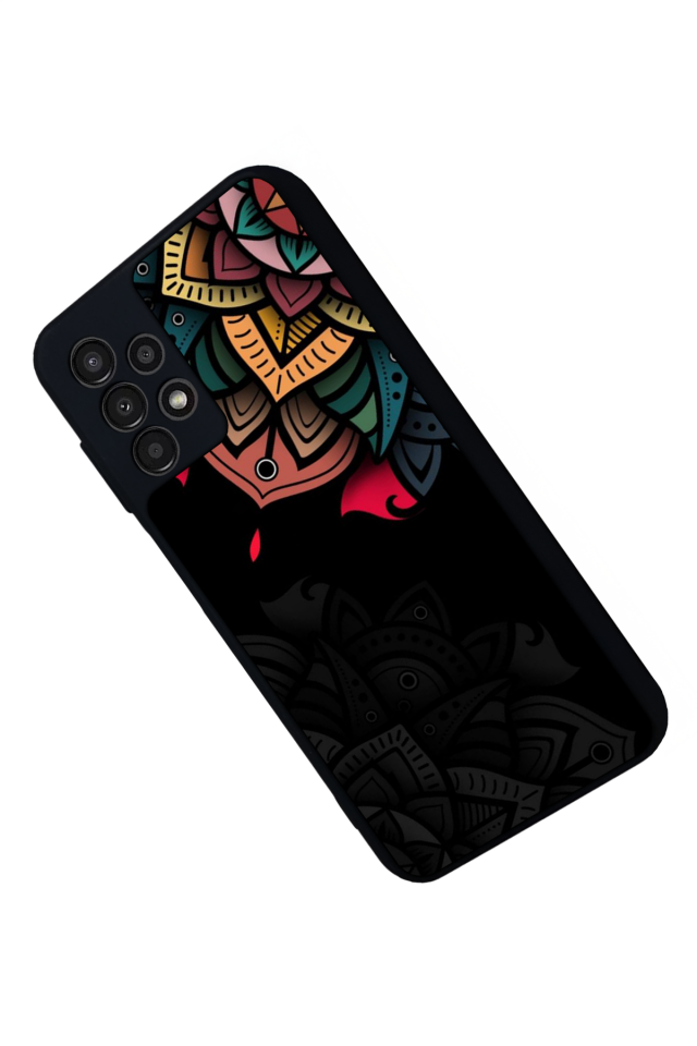 Samsung Galaxy A23 Uyumlu Mandala Tasarımlı Glossy Premium Kılıf