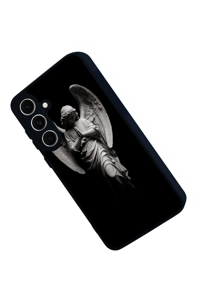 Samsung Galaxy A16 Uyumlu Melek Tasarımlı Glossy Premium Kılıf