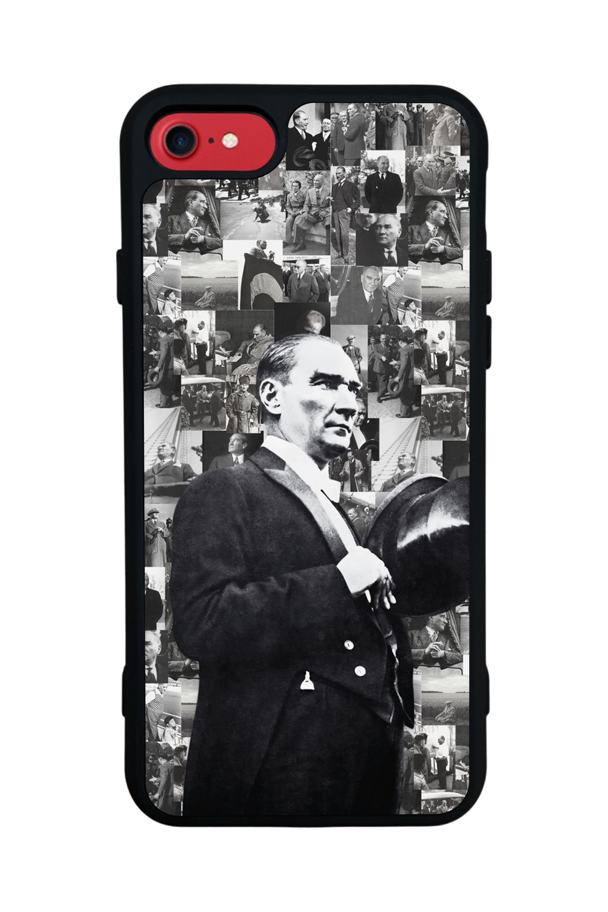 iPhone SE Uyumlu Mustafa Kemal Ataturk Tasarımlı Glossy Premium Kılıf
