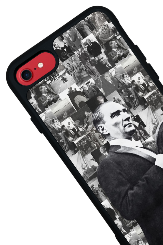 iPhone SE Uyumlu Mustafa Kemal Ataturk Tasarımlı Glossy Premium Kılıf