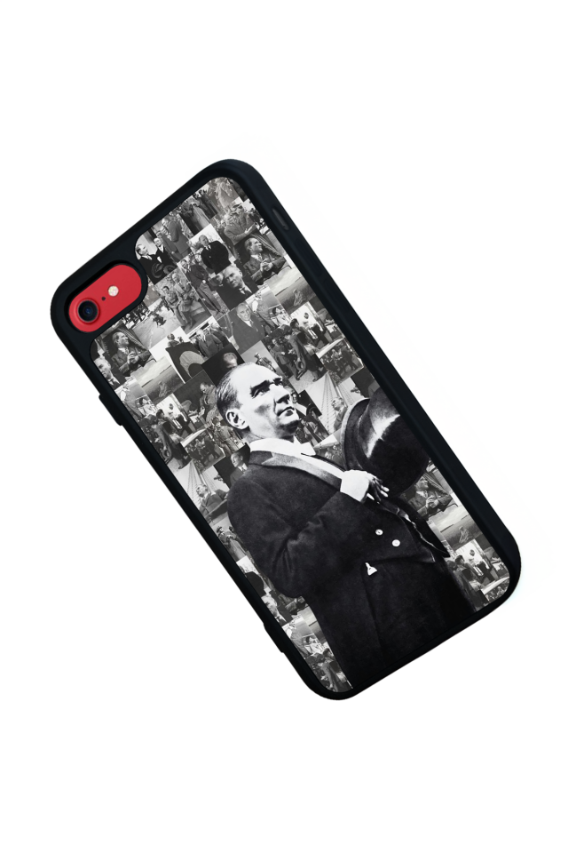 iPhone SE Uyumlu Mustafa Kemal Ataturk Tasarımlı Glossy Premium Kılıf