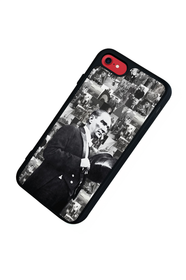 iPhone SE Uyumlu Mustafa Kemal Ataturk Tasarımlı Glossy Premium Kılıf