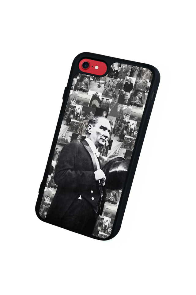 iPhone SE Uyumlu Mustafa Kemal Ataturk Tasarımlı Glossy Premium Kılıf