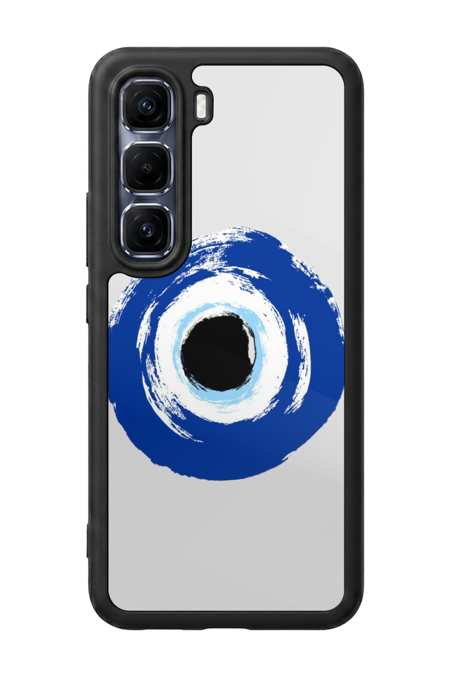 Infinix Hot 60 Pro Plus Uyumlu Nazar Tasarımlı Glossy Premium Kılıf