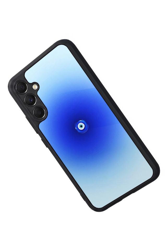 Samsung Galaxy A34 Uyumlu Nazar Tasarımlı Glossy Premium Kılıf
