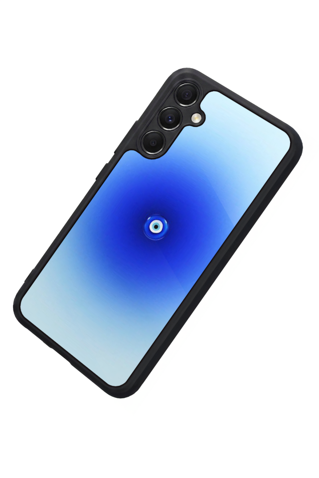 Samsung Galaxy A34 Uyumlu Nazar Tasarımlı Glossy Premium Kılıf