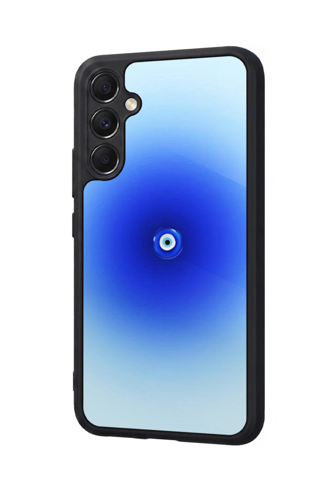 Samsung Galaxy A34 Uyumlu Nazar Tasarımlı Glossy Premium Kılıf