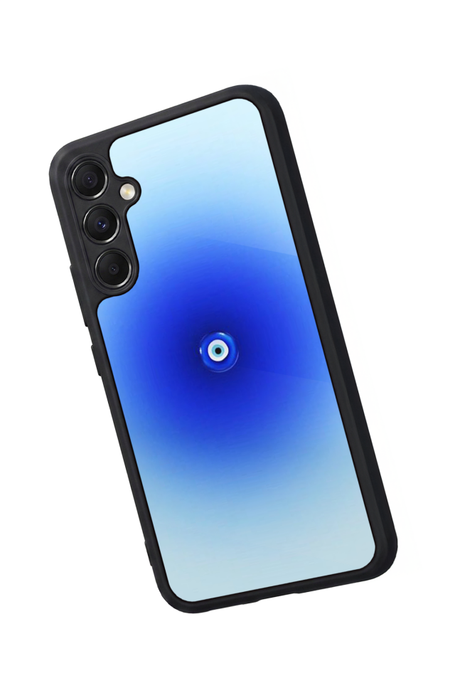 Samsung Galaxy A34 Uyumlu Nazar Tasarımlı Glossy Premium Kılıf