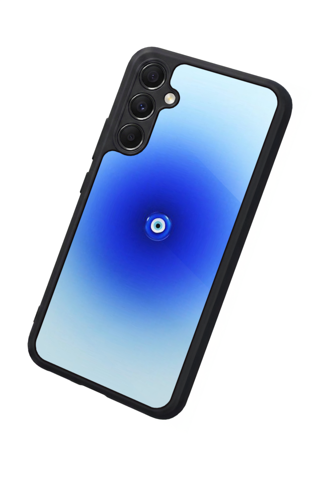 Samsung Galaxy A34 Uyumlu Nazar Tasarımlı Glossy Premium Kılıf