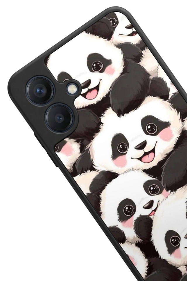 Samsung Galaxy A07 Uyumlu Panda Tasarımlı Glossy Premium Kılıf