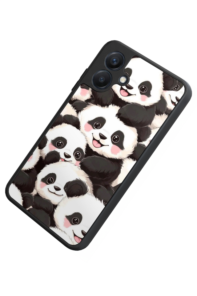 Samsung Galaxy A07 Uyumlu Panda Tasarımlı Glossy Premium Kılıf