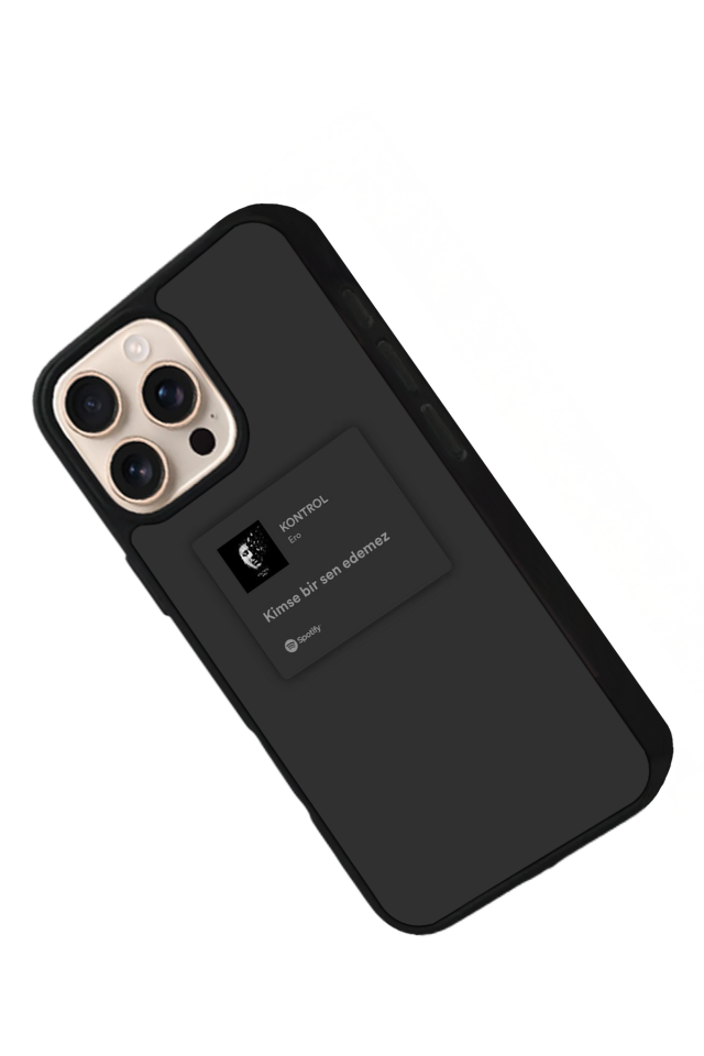 iPhone 14 Pro Uyumlu Sarki Sozleri Tasarımlı Glossy Premium Kılıf
