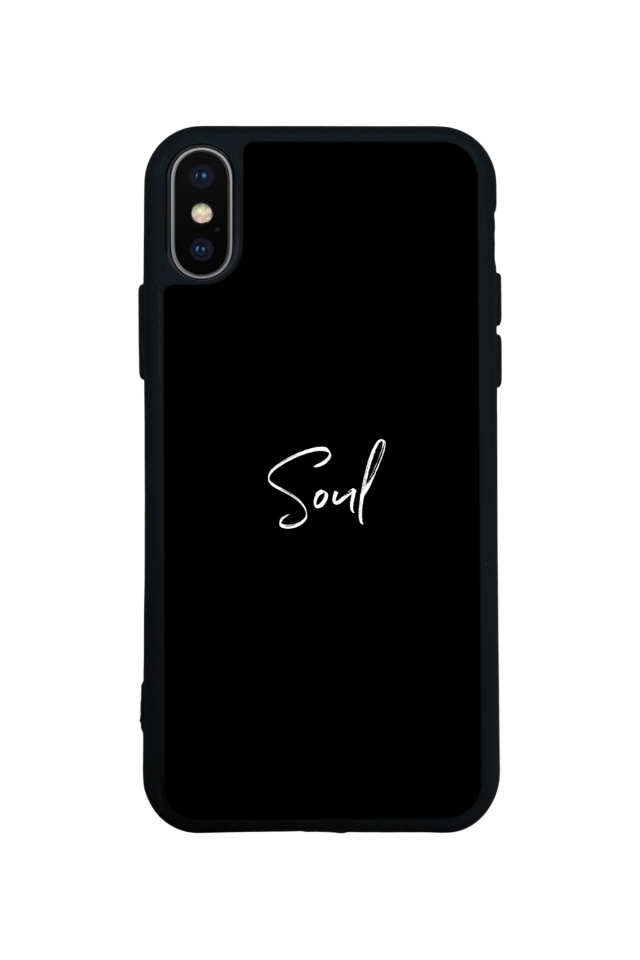 iPhone XS Max Uyumlu SOUL Tasarımlı Glossy Premium Kılıf