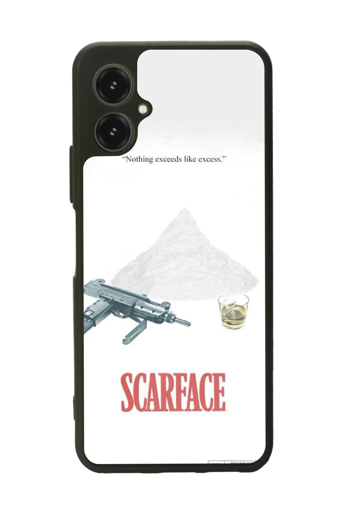Omix X5 Uyumlu Scarface Tasarımlı Glossy Premium Kılıf
