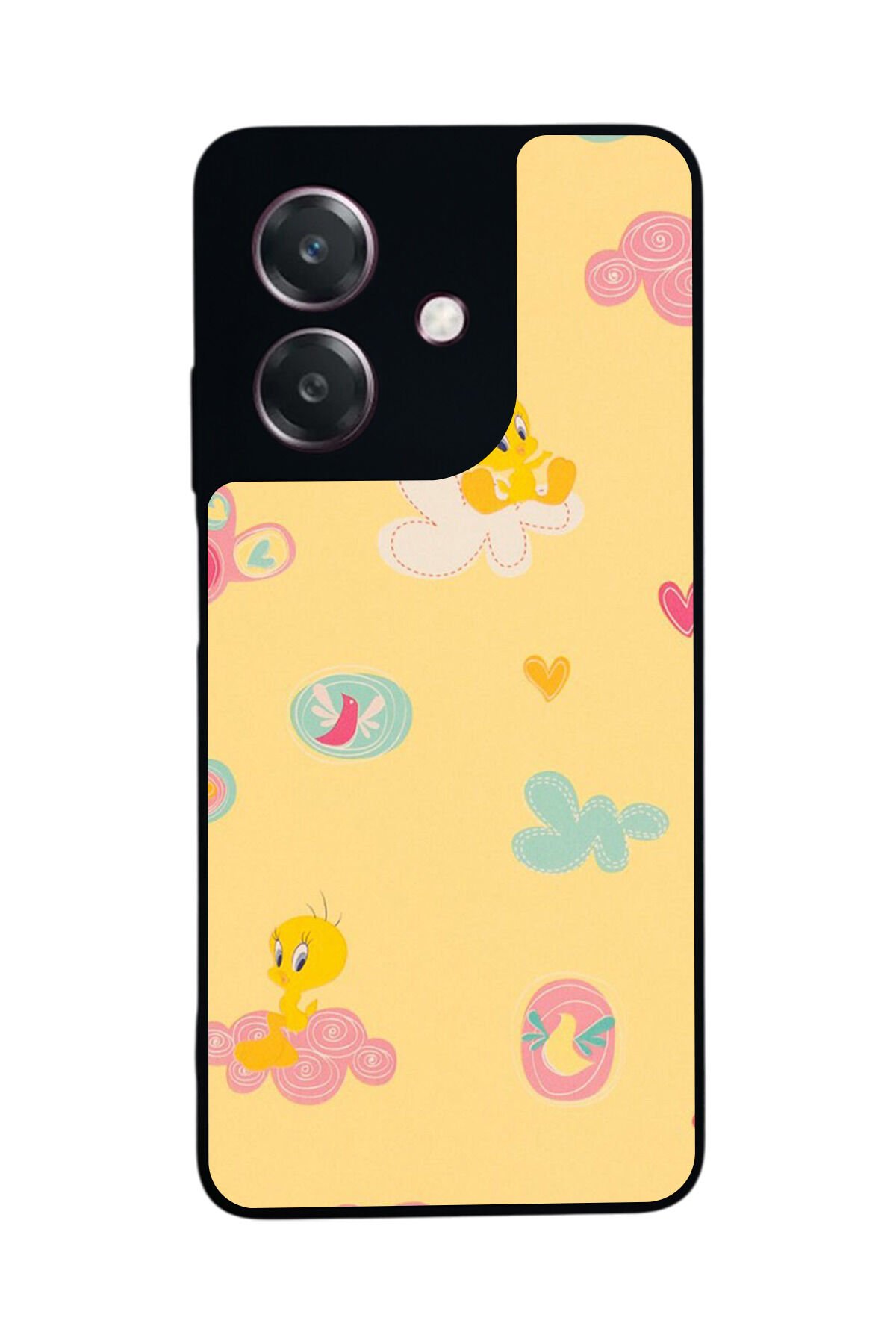 Oppo A3 5G Uyumlu Tweety Tasarımlı Glossy Premium Kılıf