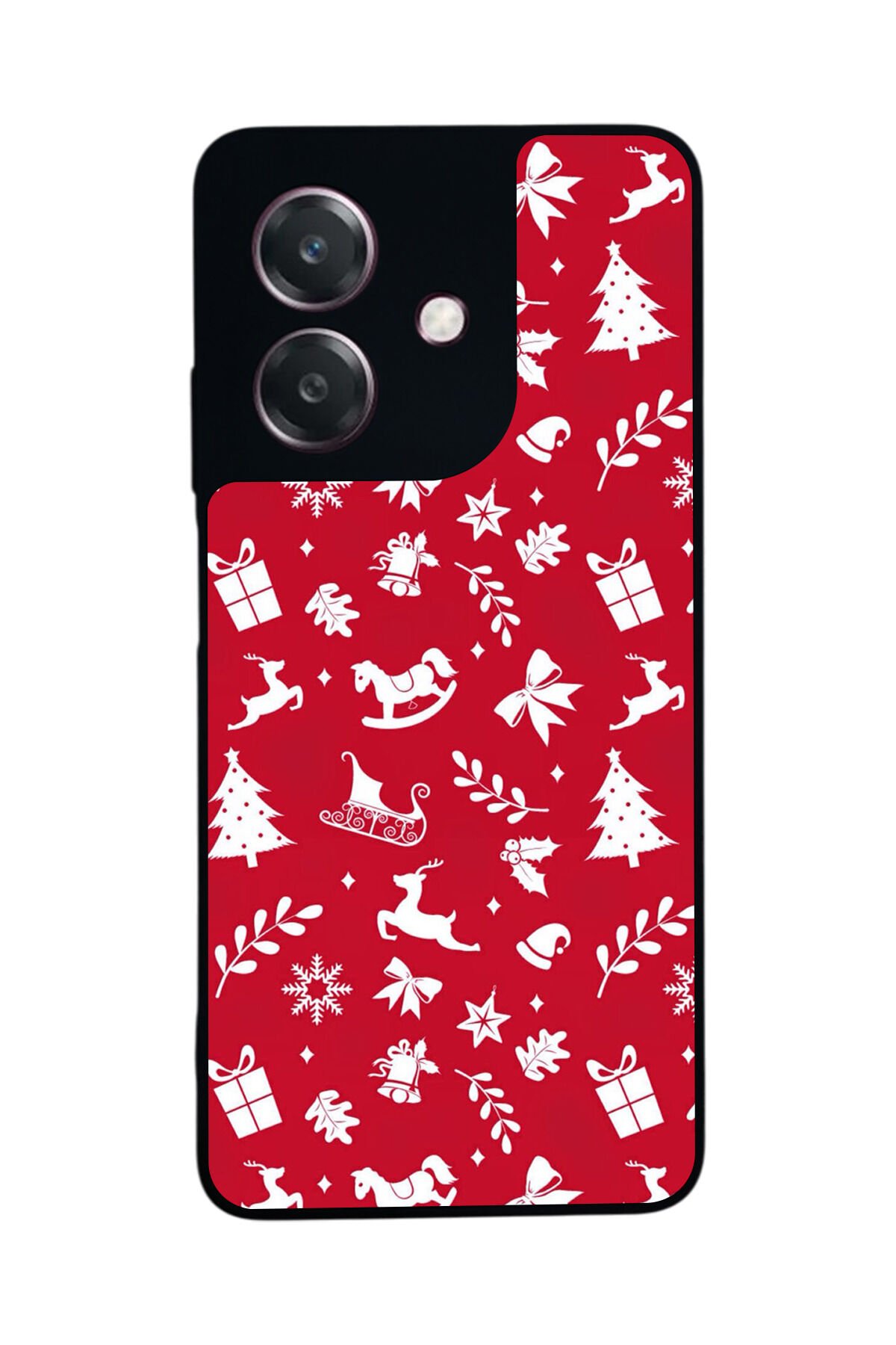 Oppo A3 5G Uyumlu Yilbasi Christmas Tasarımlı Glossy Premium Kılıf