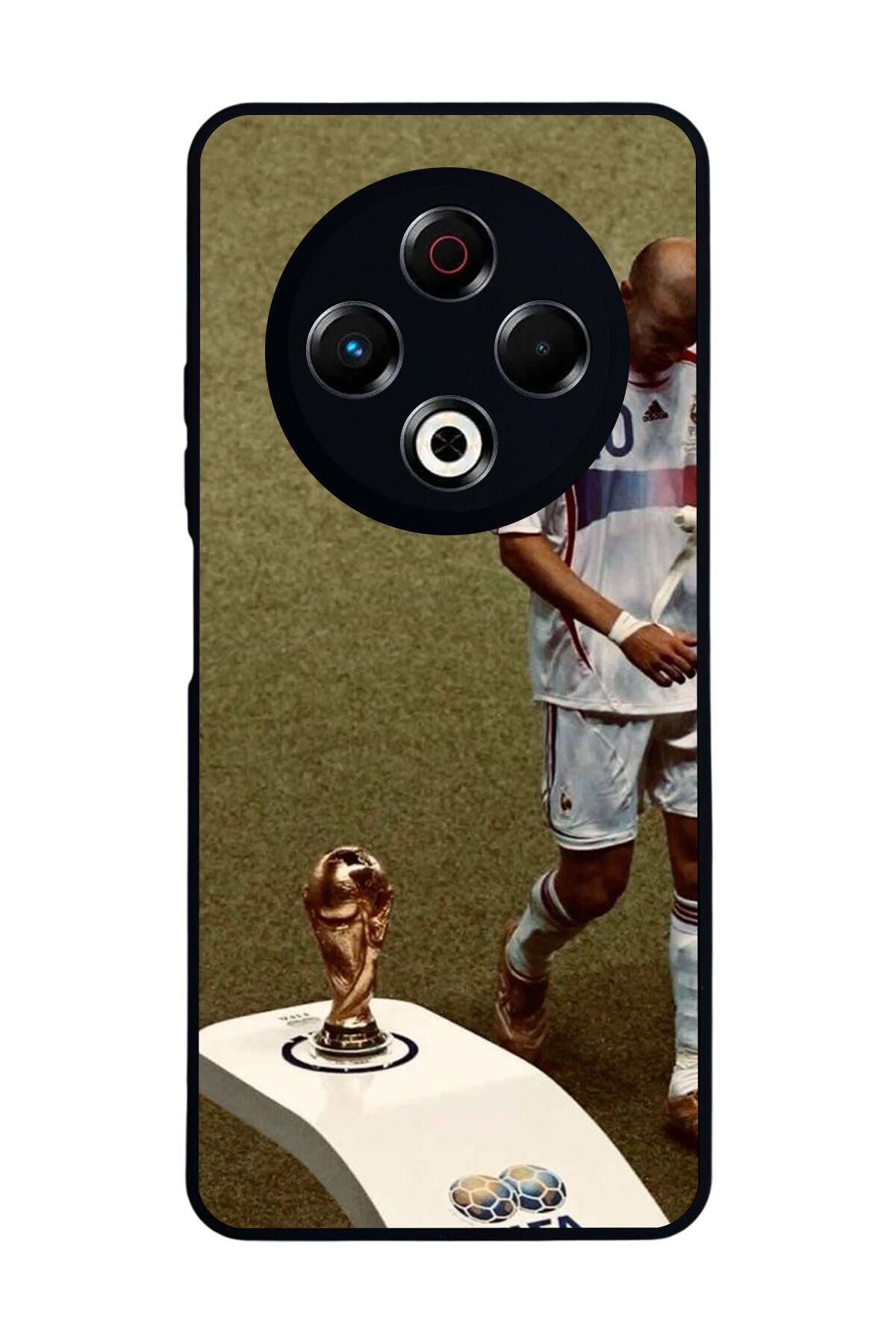 Tecno Spark 30 Uyumlu Zidane Tasarımlı Glossy Premium Kılıf