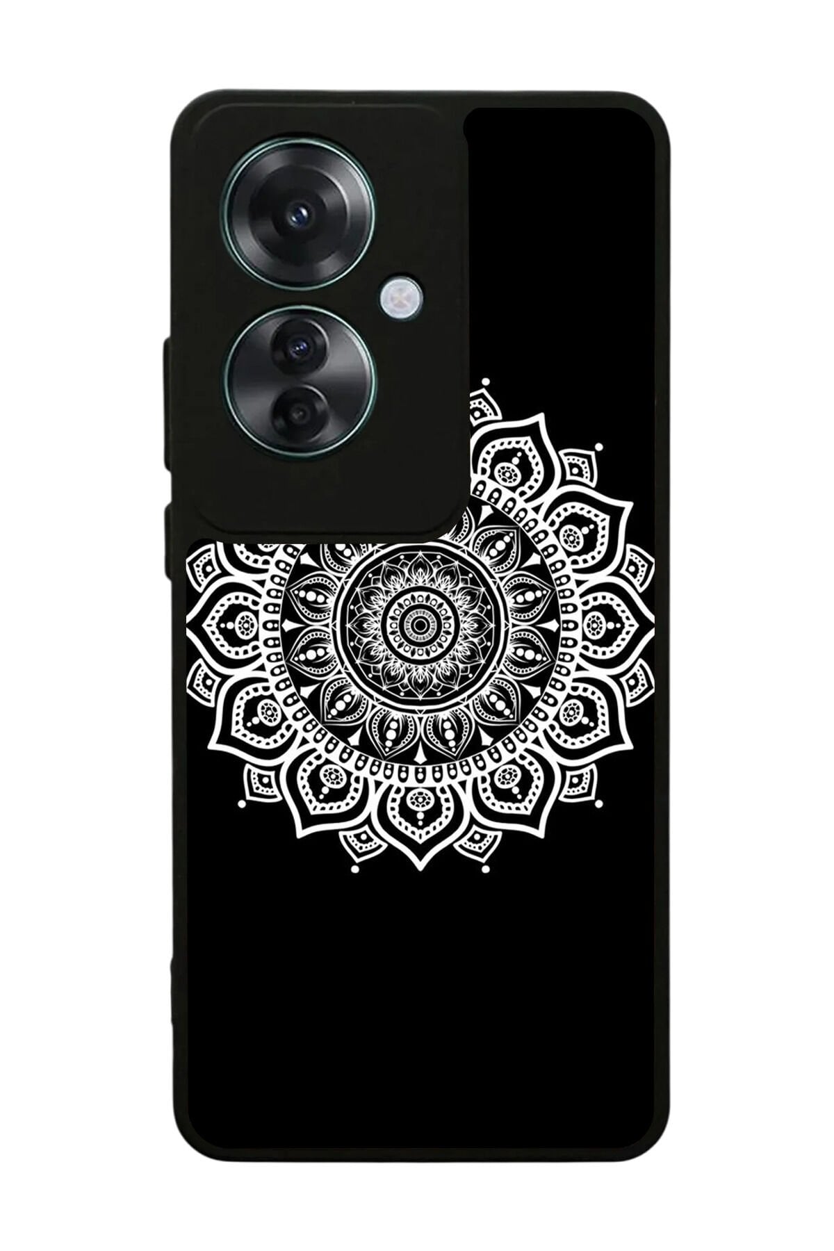 Oppo Reno 11F Uyumlu Mandala Tasarımlı Glossy Premium Kılıf