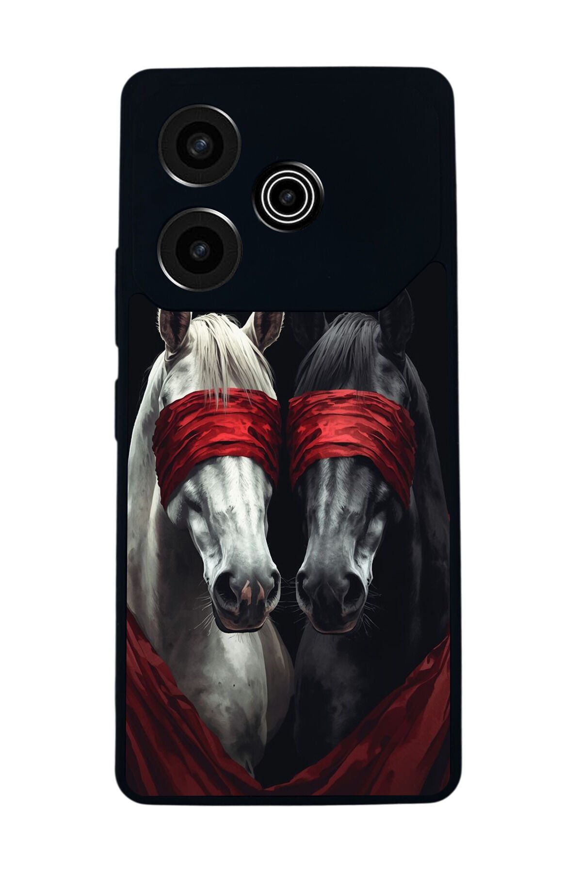 Tecno Pova 6 Uyumlu At Horse Tasarımlı Glossy Premium Kılıf