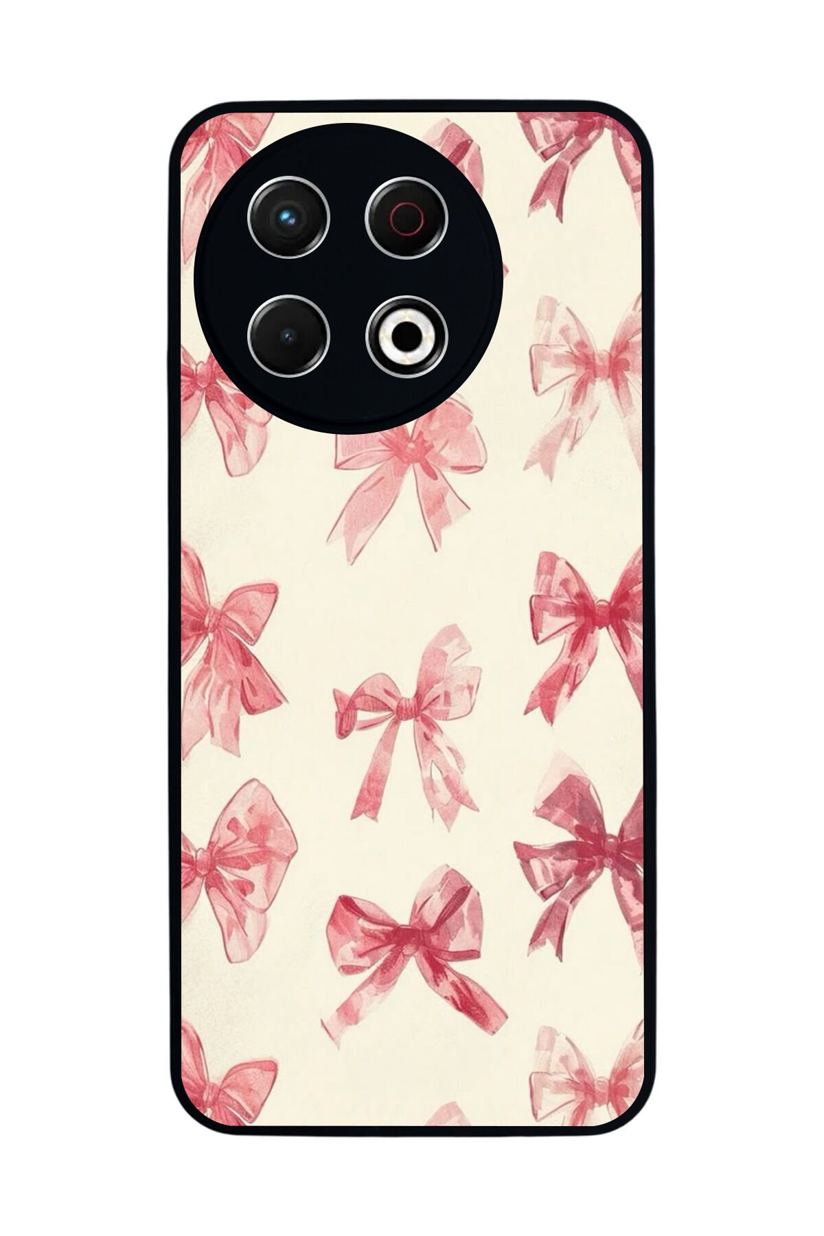 Tecno Spark 30 Pro Uyumlu Kurdele Tasarımlı Glossy Premium Kılıf