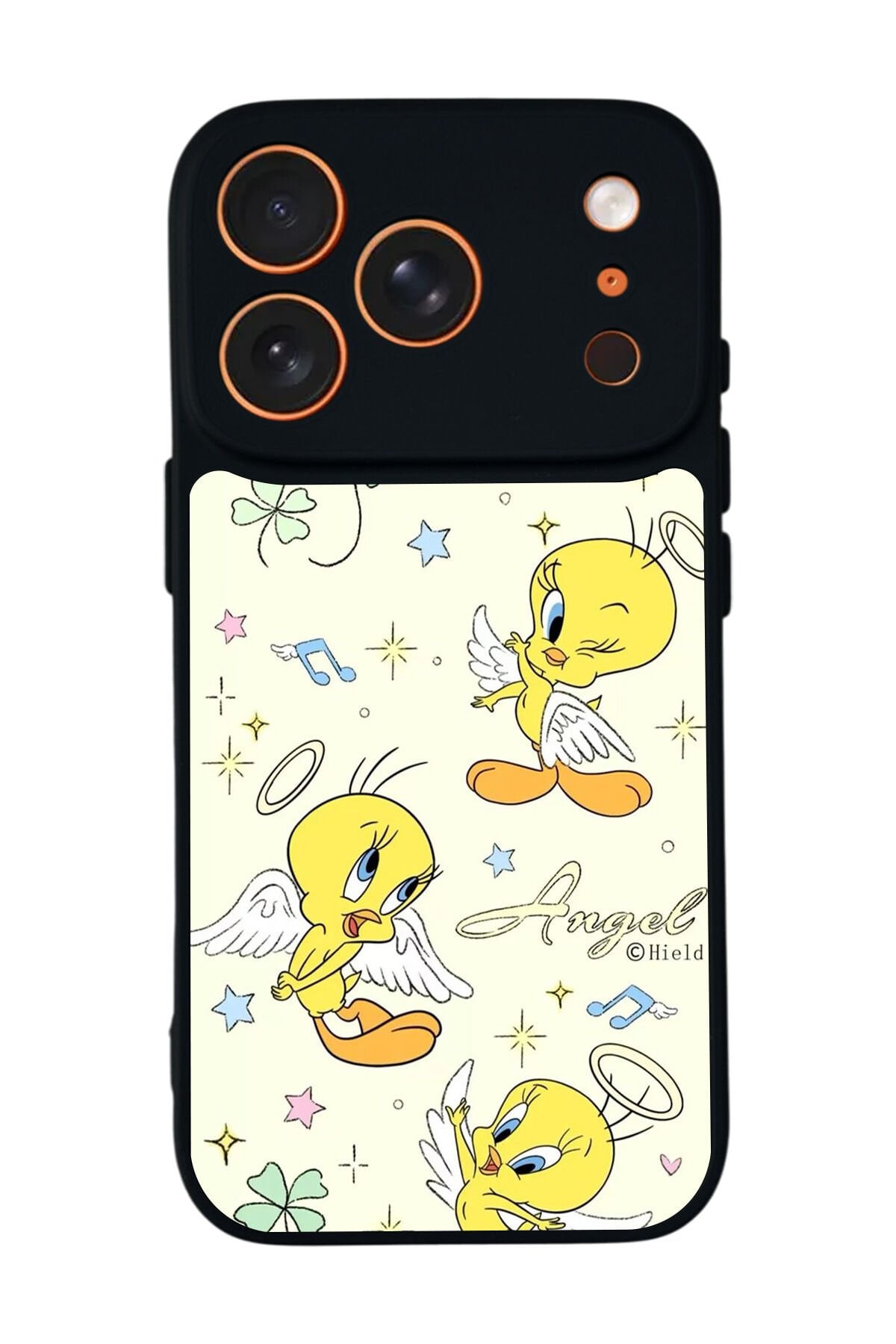 iPhone 17 Pro Uyumlu Tweety Tasarımlı Glossy Premium Kılıf