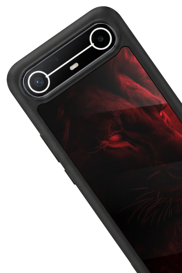 Tecno Spark Slim 5G Uyumlu Aslan Tasarımlı Glossy Premium Kılıf