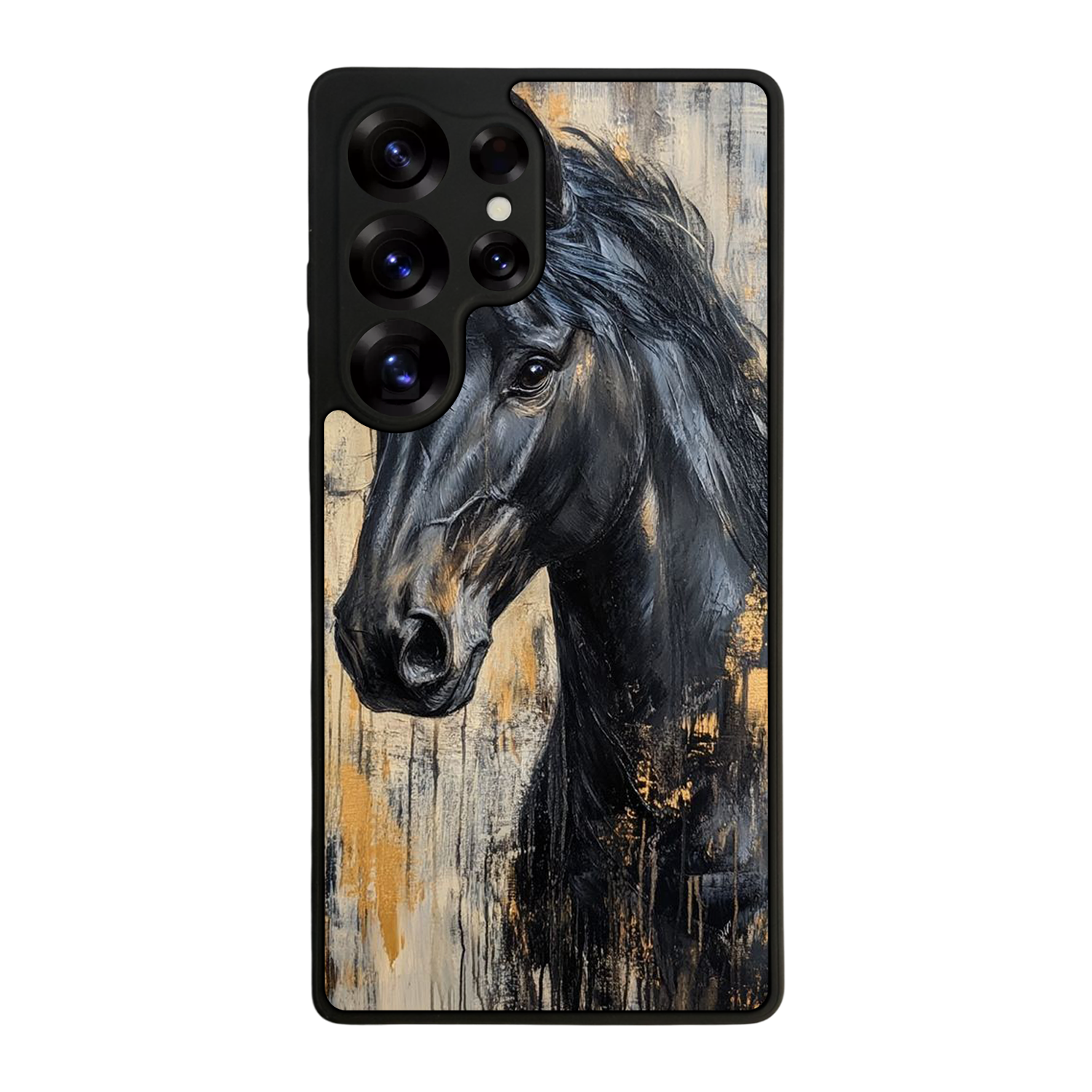 Samsung Galaxy S25 Ultra Uyumlu At Horse Tasarımlı Glossy Premium Kılıf