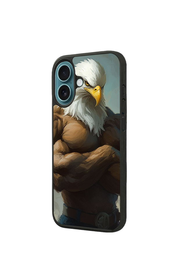 iPhone 16 Uyumlu Besiktas Tasarımlı Glossy Premium Kılıf