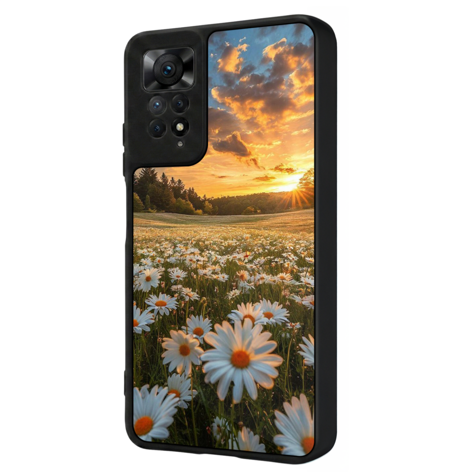 Xiaomi Redmi Note 12 Pro Uyumlu Cicek Tasarımlı Glossy Premium Kılıf