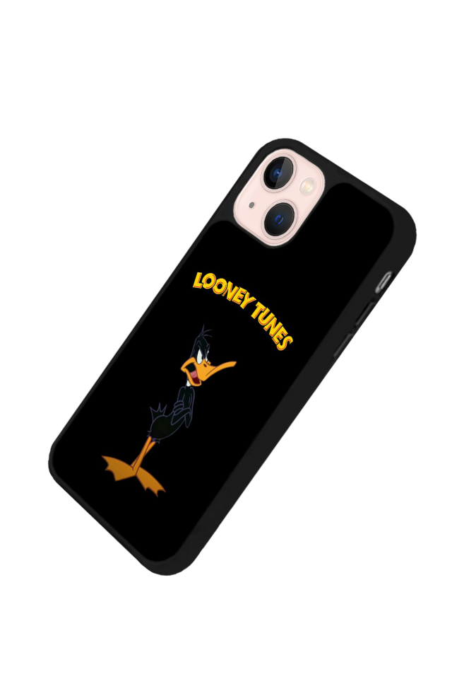 iPhone 13 Mini Uyumlu Daffy duck Tasarımlı Glossy Premium Kılıf