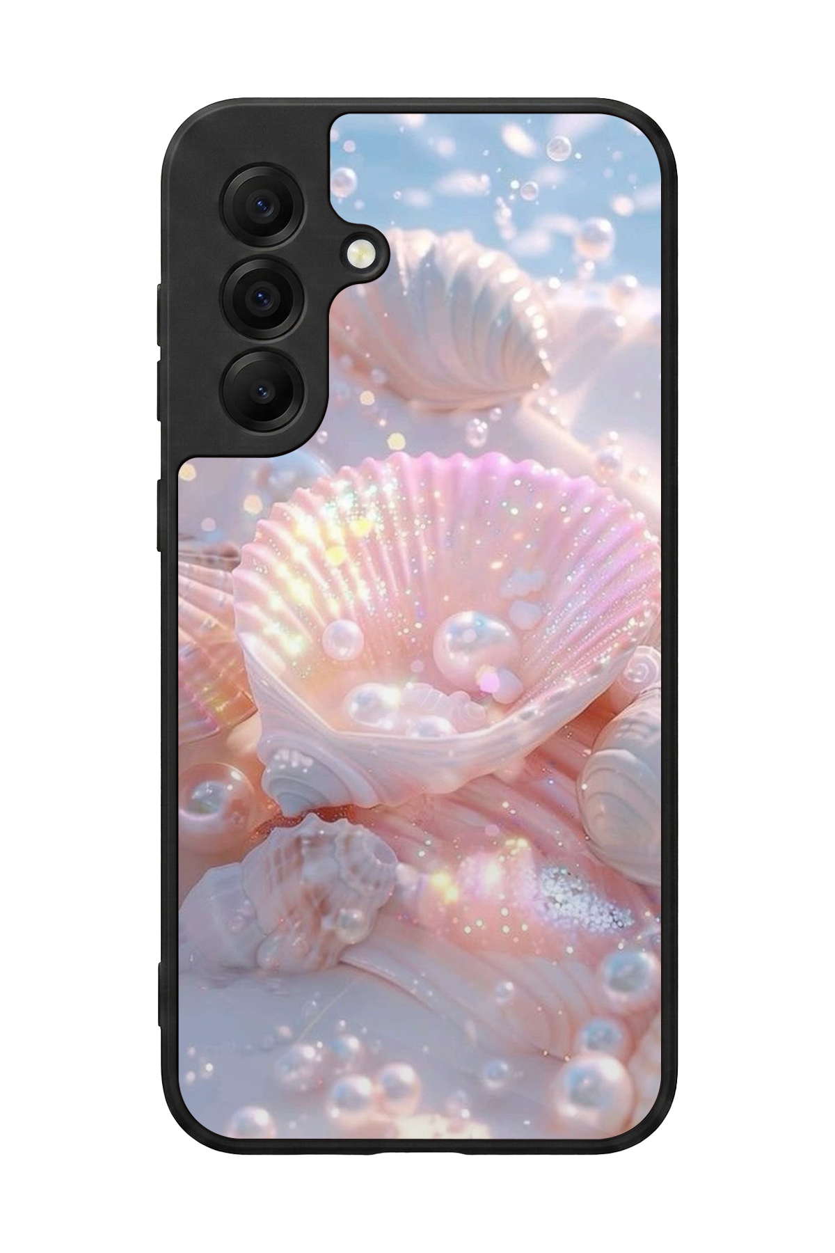 Samsung Galaxy A17 Uyumlu  İnci Tasarımlı Glossy Premium Kılıf