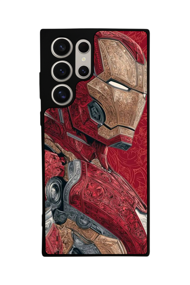 Samsung Galaxy S24 Ultra Uyumlu Iron Man ( Demir Adam ) Tasarımlı Glossy Premium Kılıf