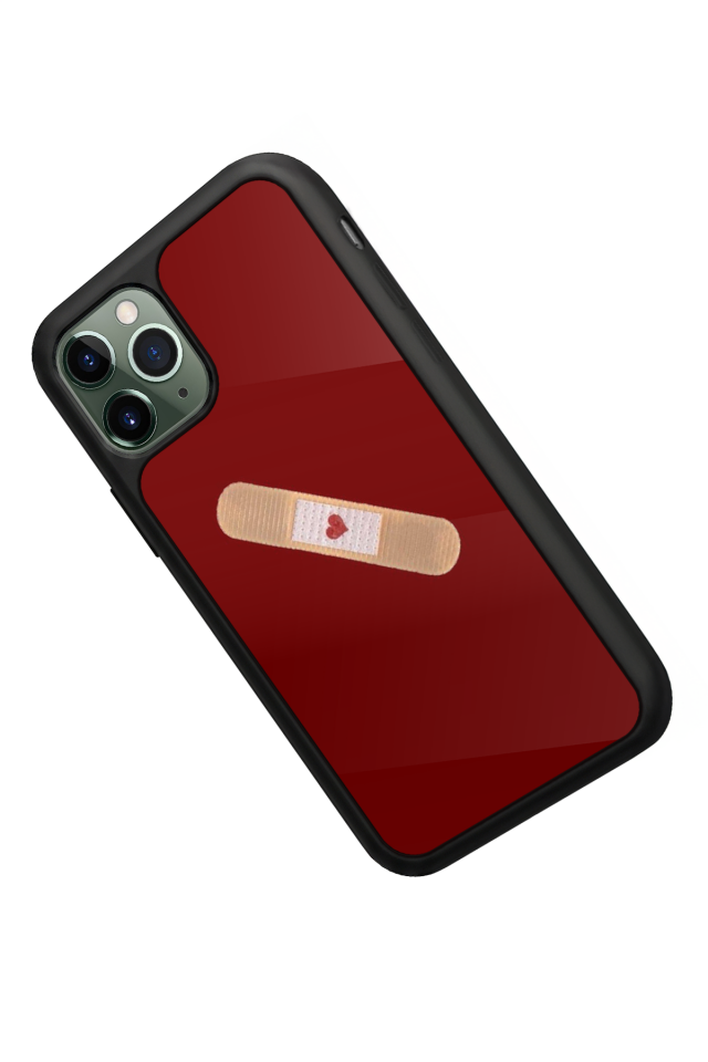 iPhone 11 Pro Max Uyumlu Kalp Love Tasarımlı Glossy Premium Kılıf