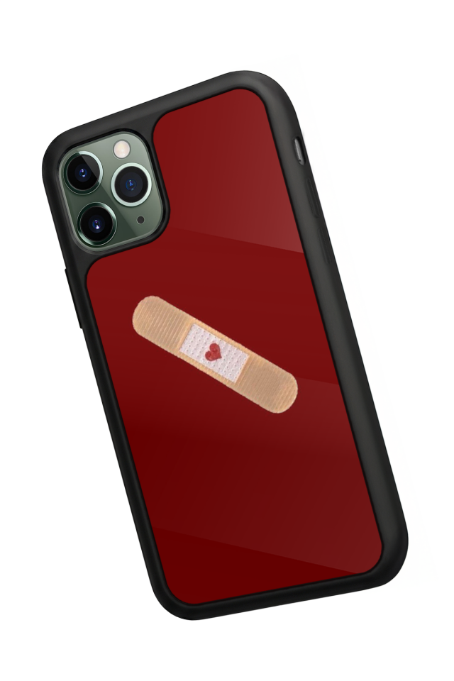 iPhone 11 Pro Max Uyumlu Kalp Love Tasarımlı Glossy Premium Kılıf