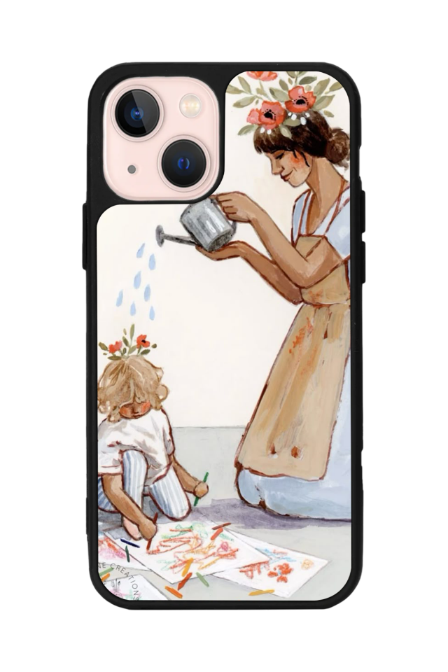 iPhone 13/14 Uyumlu Kalp Love Tasarımlı Glossy Premium Kılıf