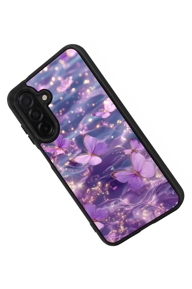 Samsung Galaxy A36 Uyumlu Kelebek Tasarımlı Glossy Premium Kılıf