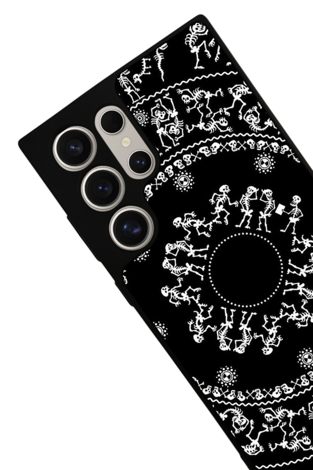 Samsung Galaxy S22 Ultra Uyumlu Mandala Tasarımlı Glossy Premium Kılıf