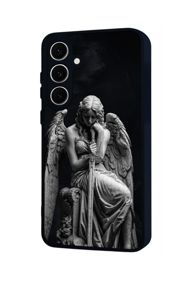 Samsung Galaxy A16 Uyumlu Melek Tasarımlı Glossy Premium Kılıf