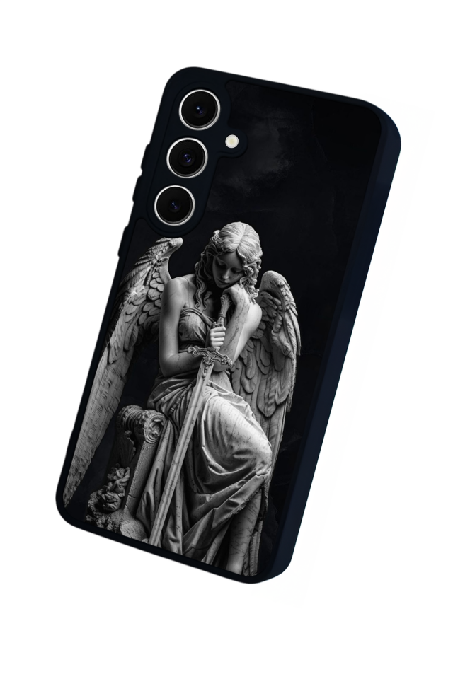 Samsung Galaxy A16 Uyumlu Melek Tasarımlı Glossy Premium Kılıf