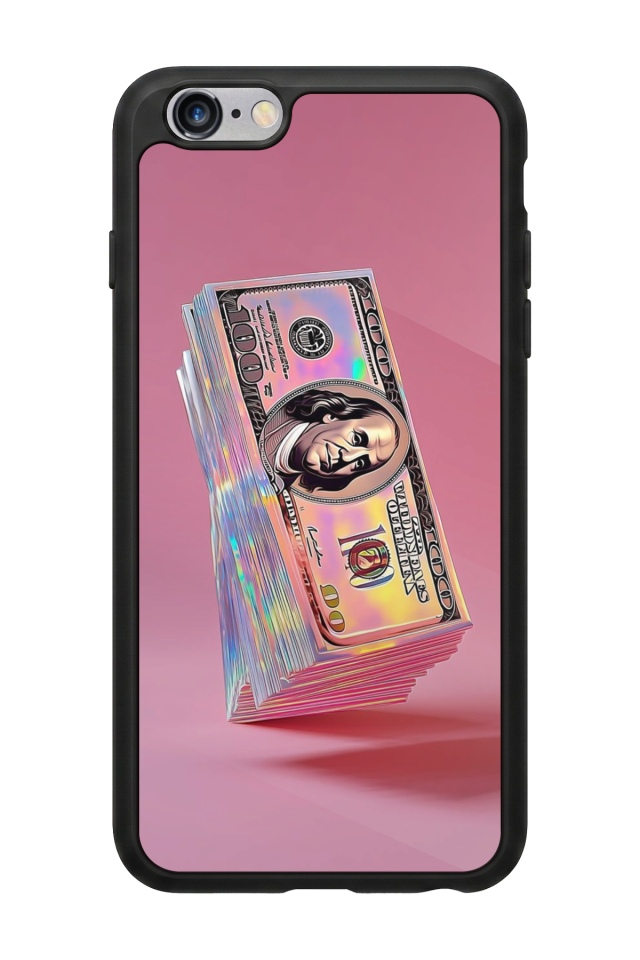 iPhone 6 Plus Uyumlu Money Para Tasarımlı Glossy Premium Kılıf