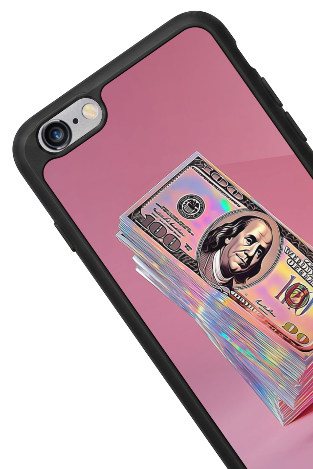 iPhone 6 Plus Uyumlu Money Para Tasarımlı Glossy Premium Kılıf