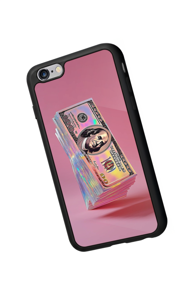 iPhone 6 Plus Uyumlu Money Para Tasarımlı Glossy Premium Kılıf