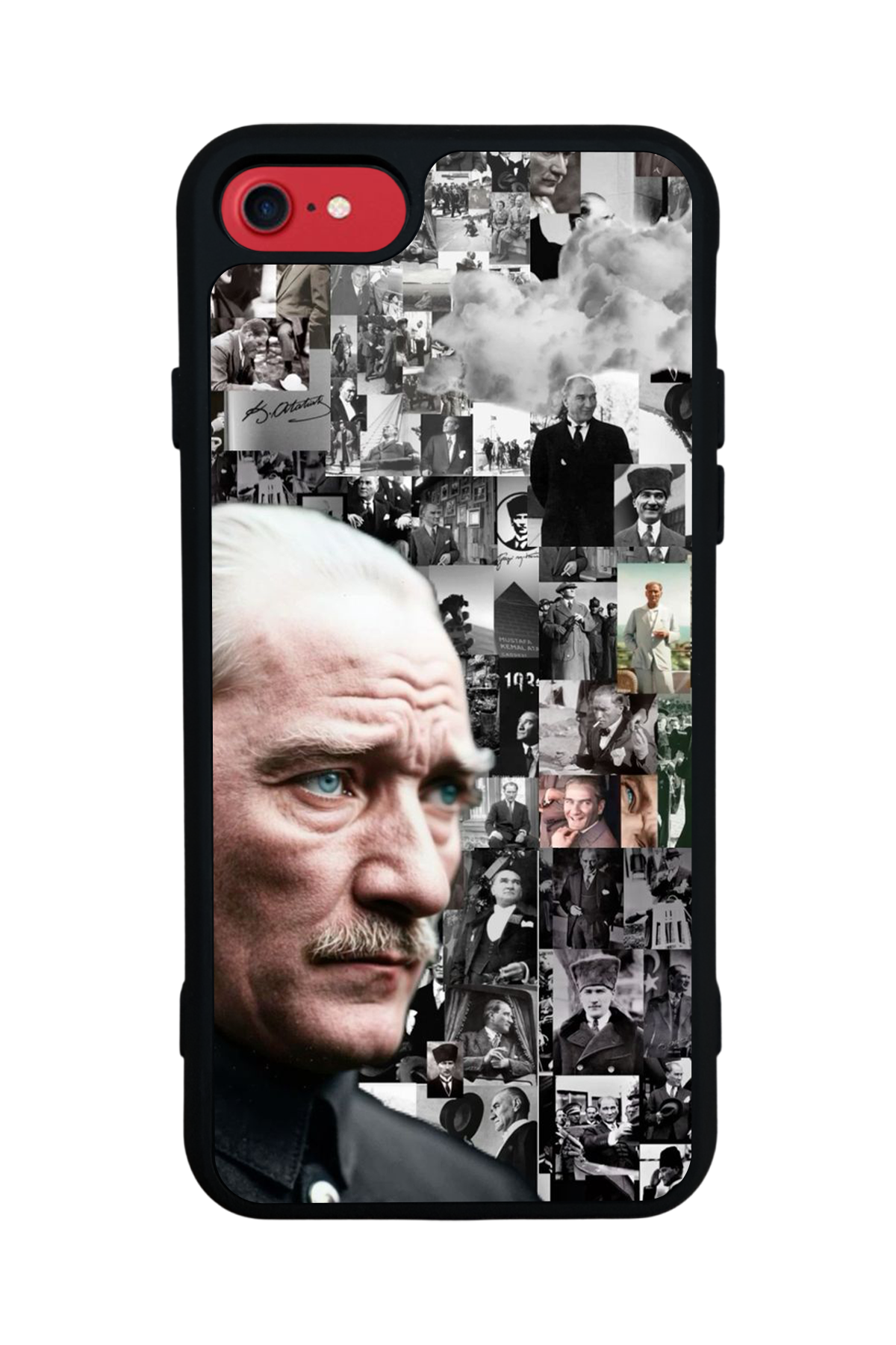 iPhone SE Uyumlu Mustafa Kemal Ataturk Tasarımlı Glossy Premium Kılıf