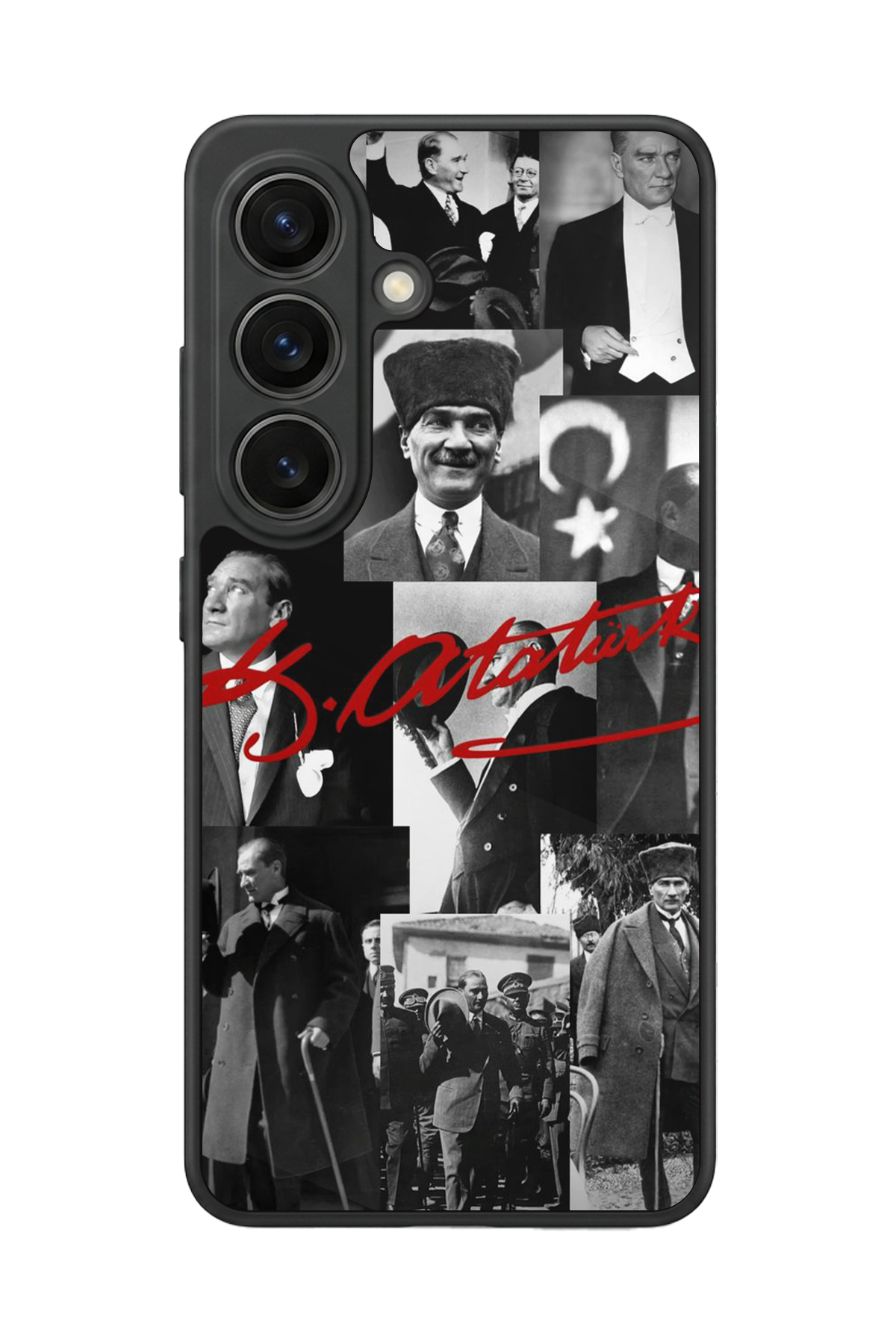 Samsung Galaxy S26 Uyumlu Mustafa Kemal Ataturk Tasarımlı Glossy Premium Kılıf