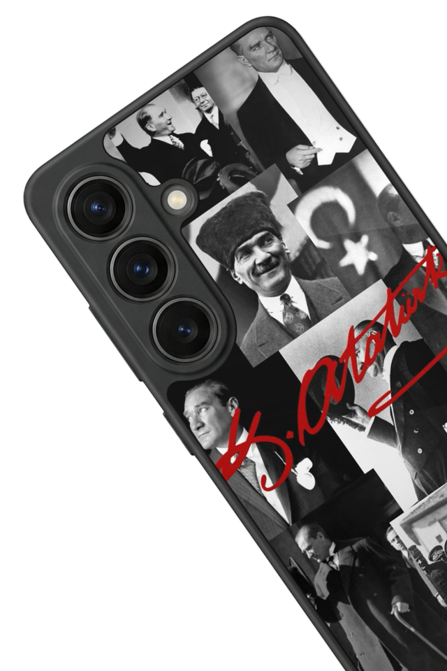 Samsung Galaxy S26 Uyumlu Mustafa Kemal Ataturk Tasarımlı Glossy Premium Kılıf