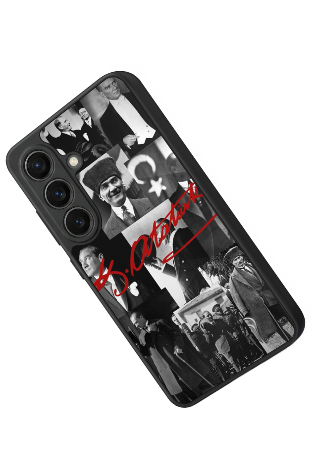 Samsung Galaxy S26 Uyumlu Mustafa Kemal Ataturk Tasarımlı Glossy Premium Kılıf