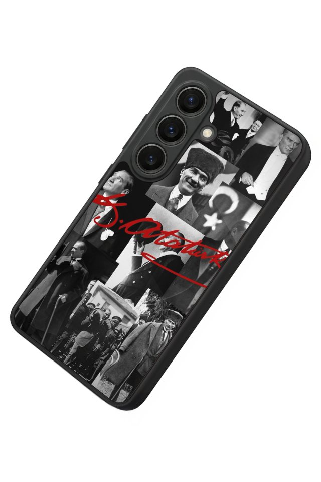 Samsung Galaxy S26 Uyumlu Mustafa Kemal Ataturk Tasarımlı Glossy Premium Kılıf