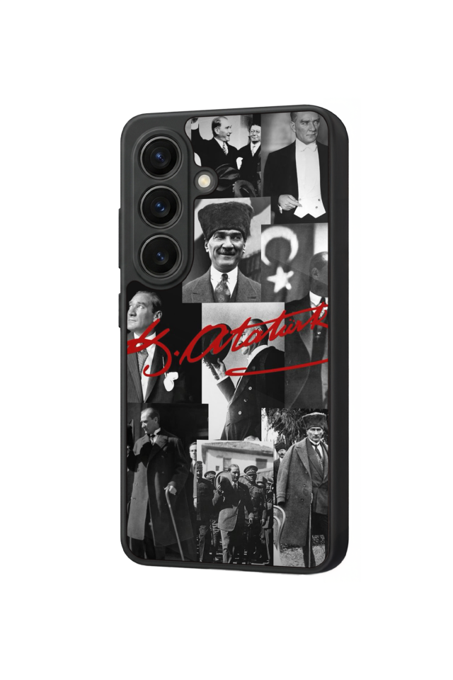 Samsung Galaxy S26 Uyumlu Mustafa Kemal Ataturk Tasarımlı Glossy Premium Kılıf
